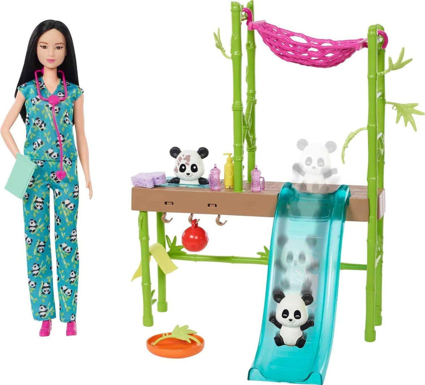 Baby Panda Care And Rescue Playset HKT77 (Barbie)
