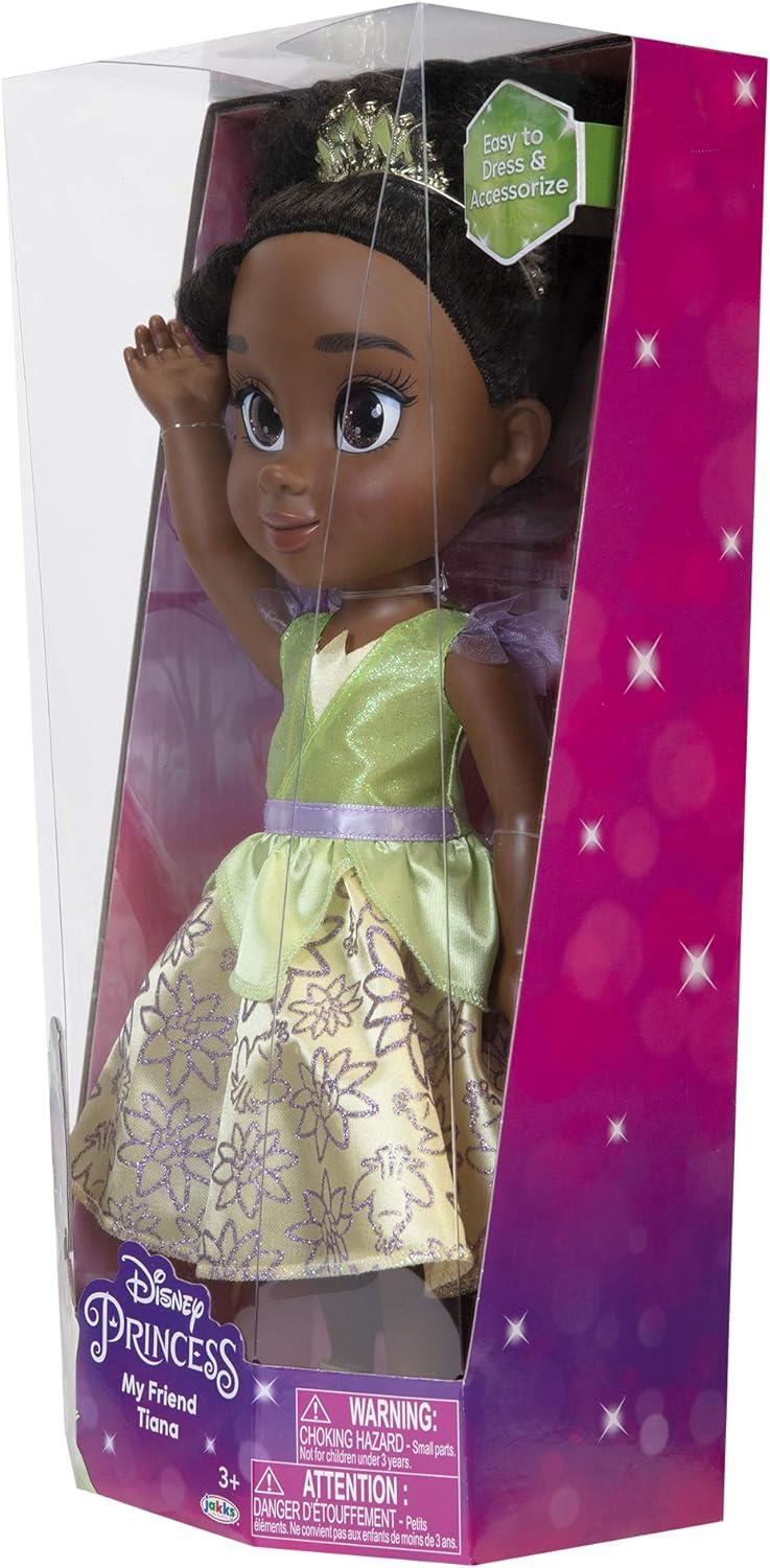 Disney Princess My Friend Tiana 14" Doll Removable Outfit & Tiara 95575