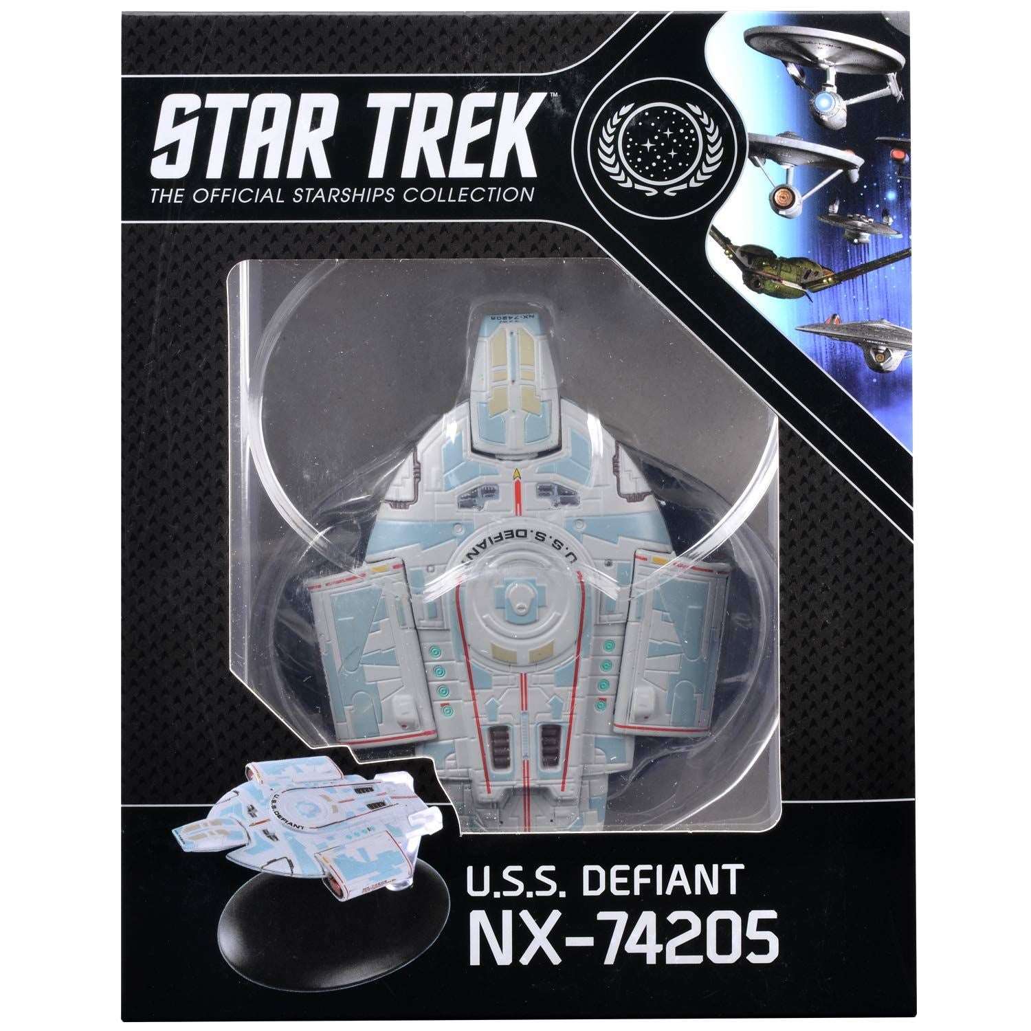 #07 U.S.S. Defiant NX-74205 (Defiant-class) Diecast Model Ship (Eaglemoss / Star Trek)