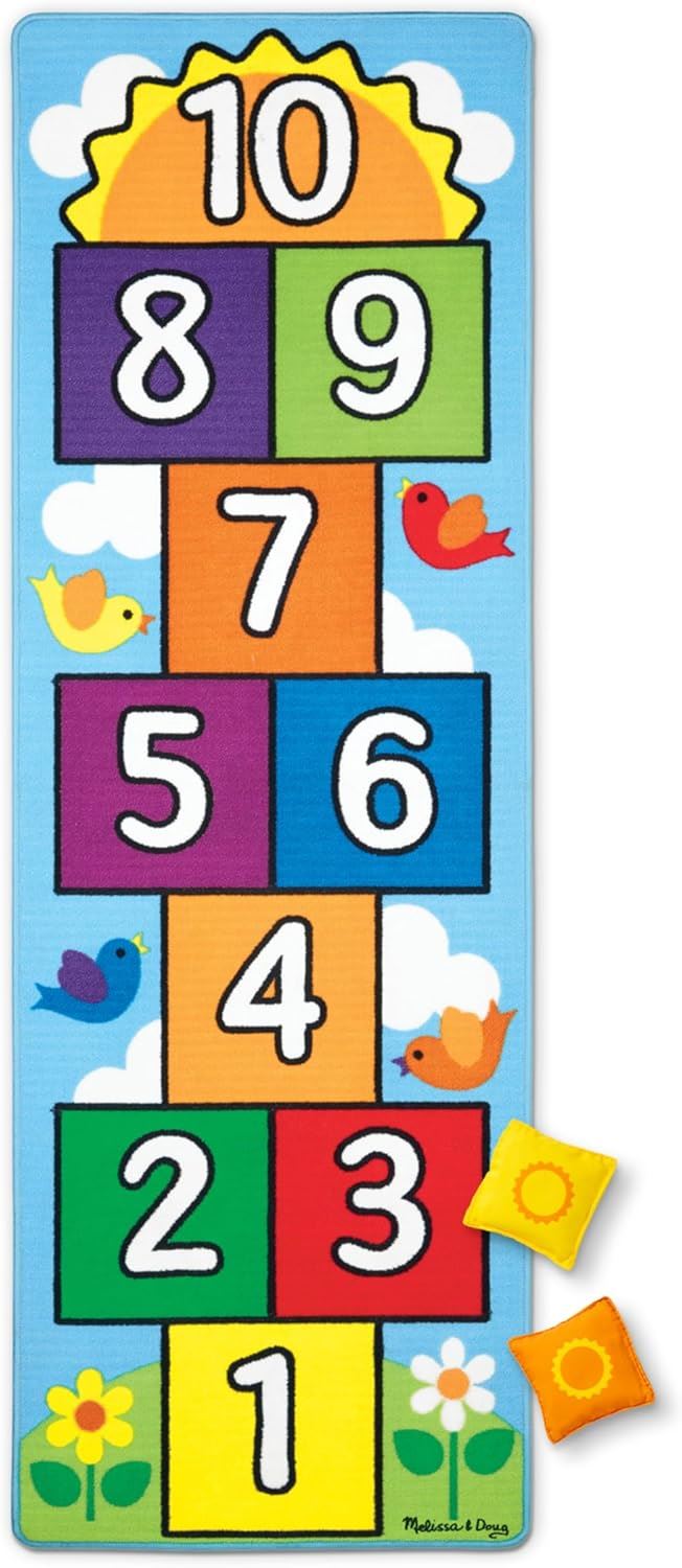Hop & Count Hopscotch Rug 96152 (Melissa & Doug)