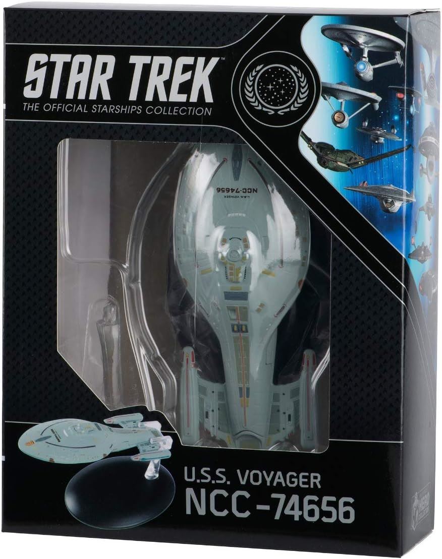 #06 U.S.S. Voyager NCC-74656 (Intrepid-class) Model Diecast Ship (Eaglemoss / Star Trek)