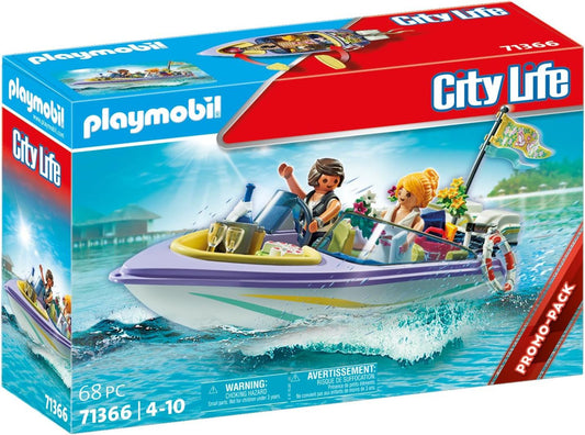 Playmobil City Life Wedding Honeymoon Speedboat Trip Promo Pack 68pcs Age 4+ 71366