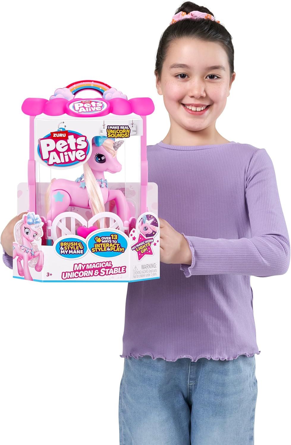 My Magical Unicorn and Stable 9545 Interactive Electronic Pet (Pets Alive)