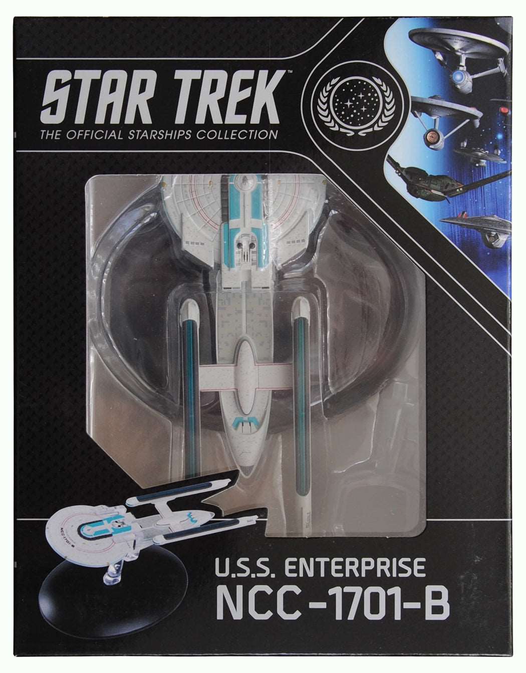 #09 U.S.S. Enterprise NCC-1701-B (Excelsior-class refit) Model Diecast Ship (Eaglemoss / Star Trek)