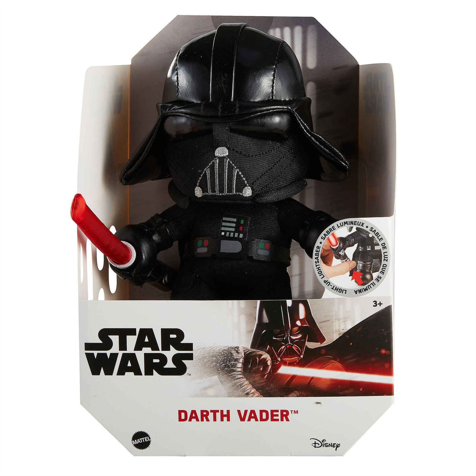 Star Wars Darth Vader 6" Feature Soft Plush 2020 GXB31 Force FX Lights & Sounds