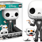 Jack Skellington with Zero #809 Jumbo 10" Pop Vinyl Figure (Tim Burton's The Night Before Christmas)
