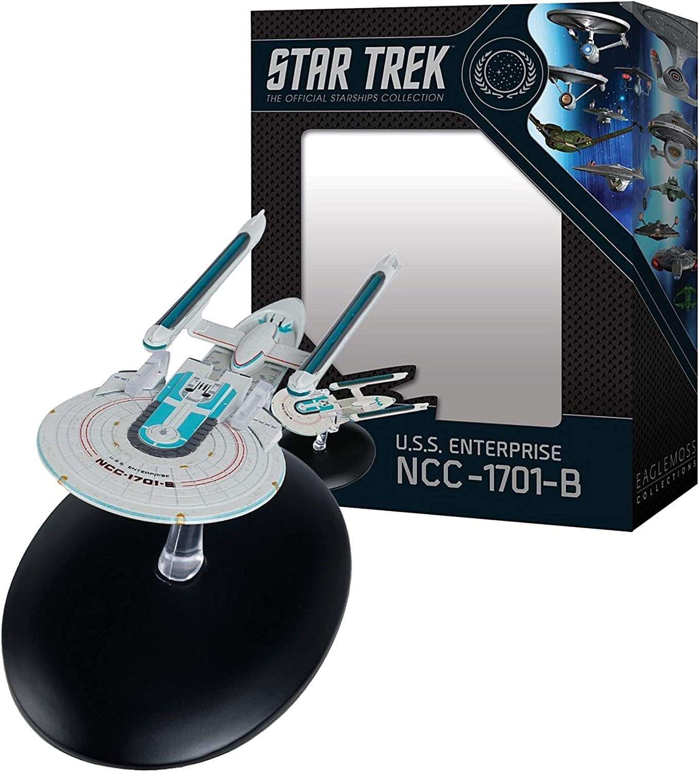 #09 U.S.S. Enterprise NCC-1701-B (Excelsior-class refit) Model Diecast Ship (Eaglemoss / Star Trek)