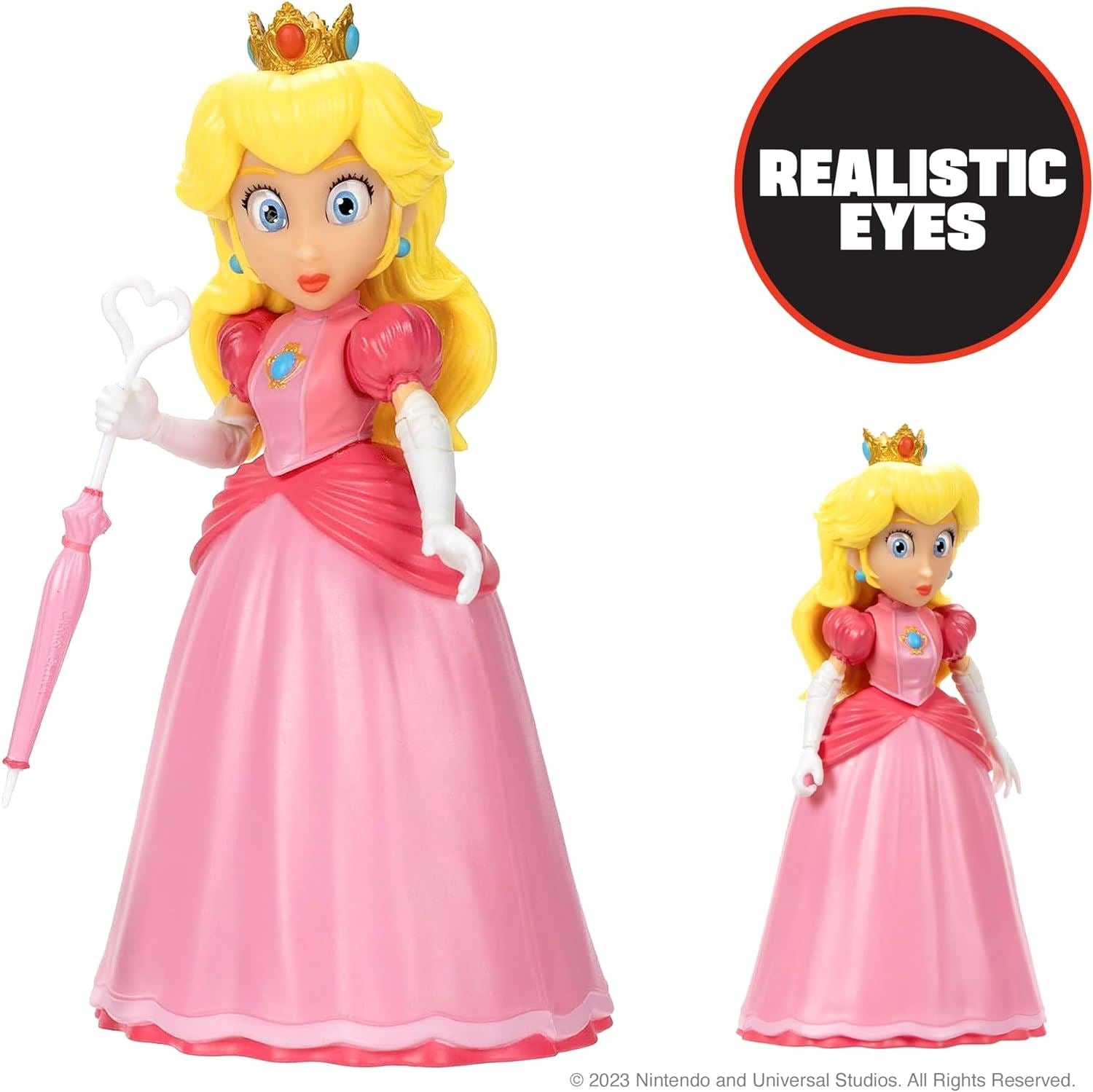 Princess Peach Nintendo The Super Mario Bros Movie 5" 12.5cm Action Figure