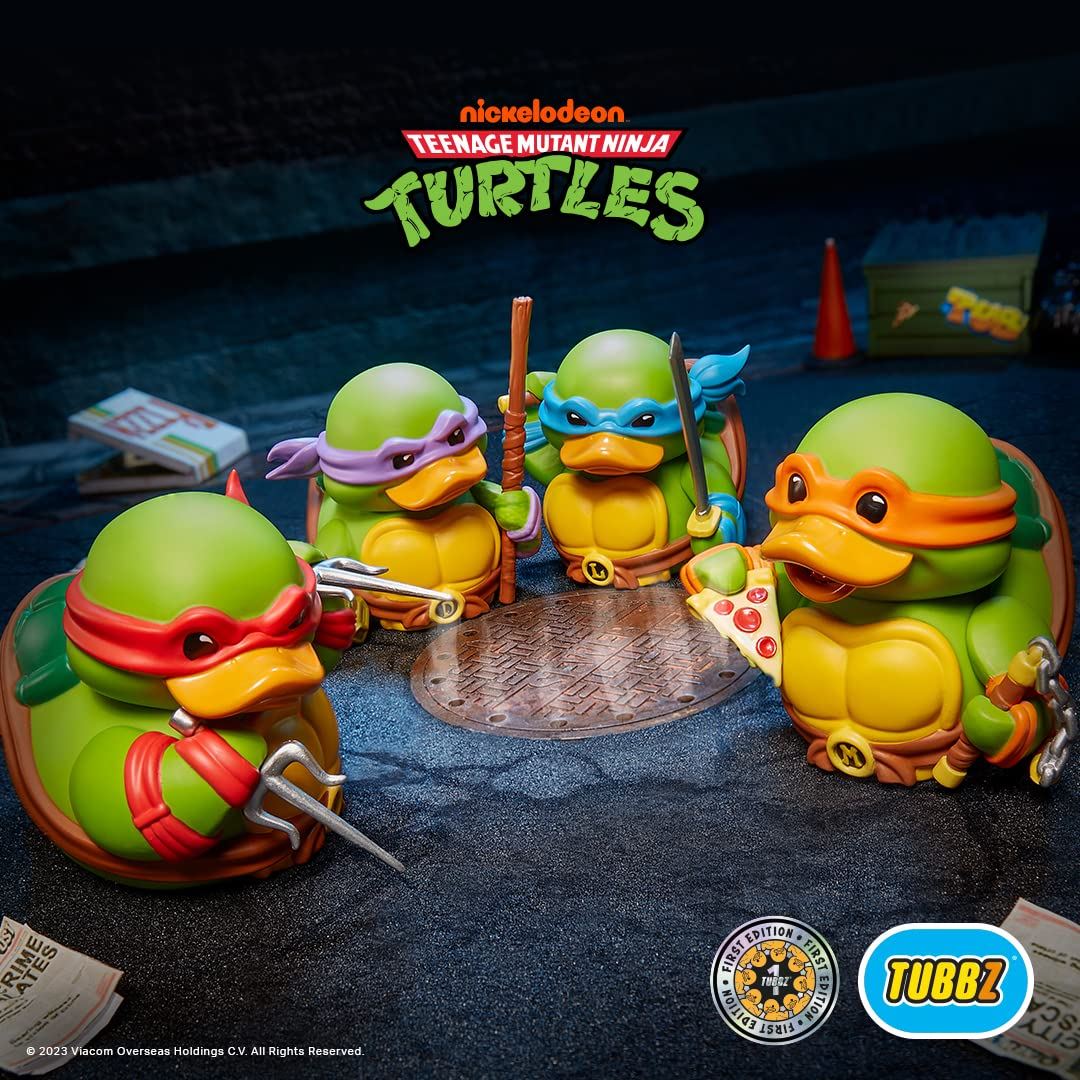 Donatello Duck First Edition Teenage Mutant Ninja Turtles TUBBZ Vinyl Rubber Toy