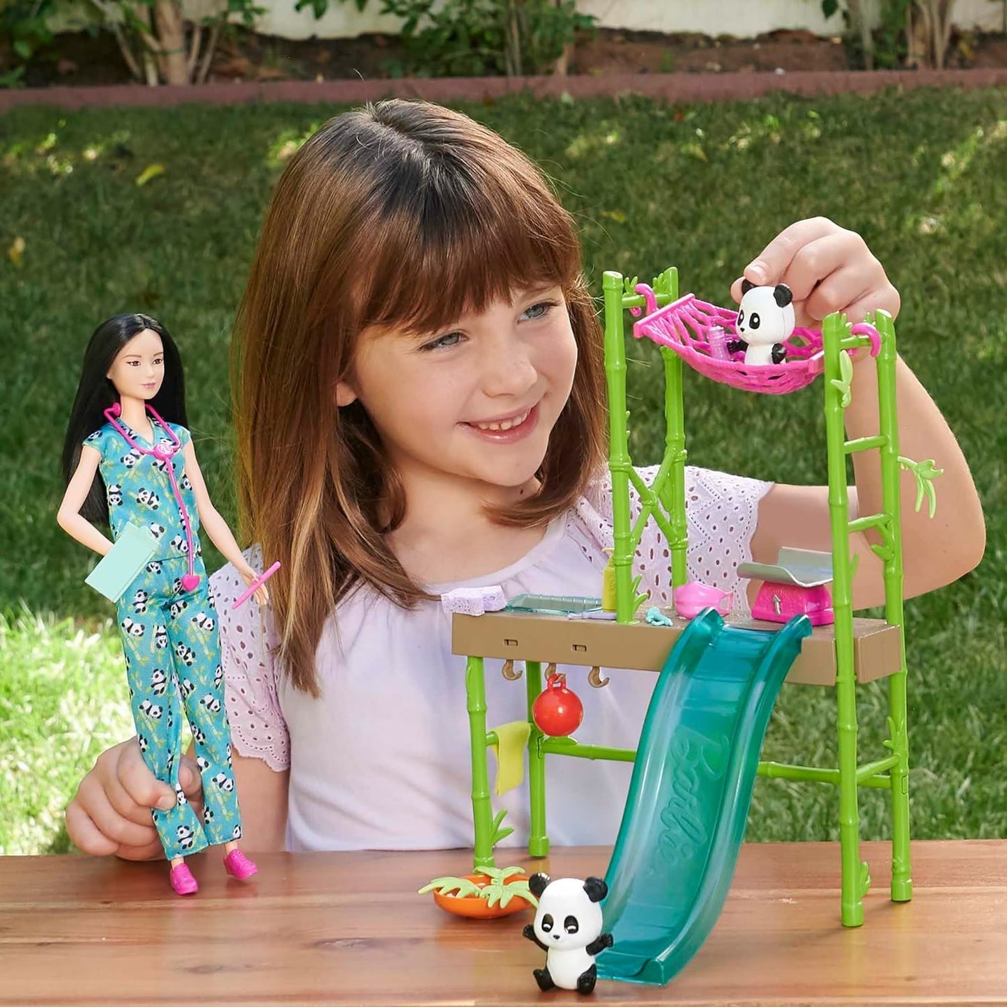 Baby Panda Care And Rescue Playset HKT77 (Barbie)
