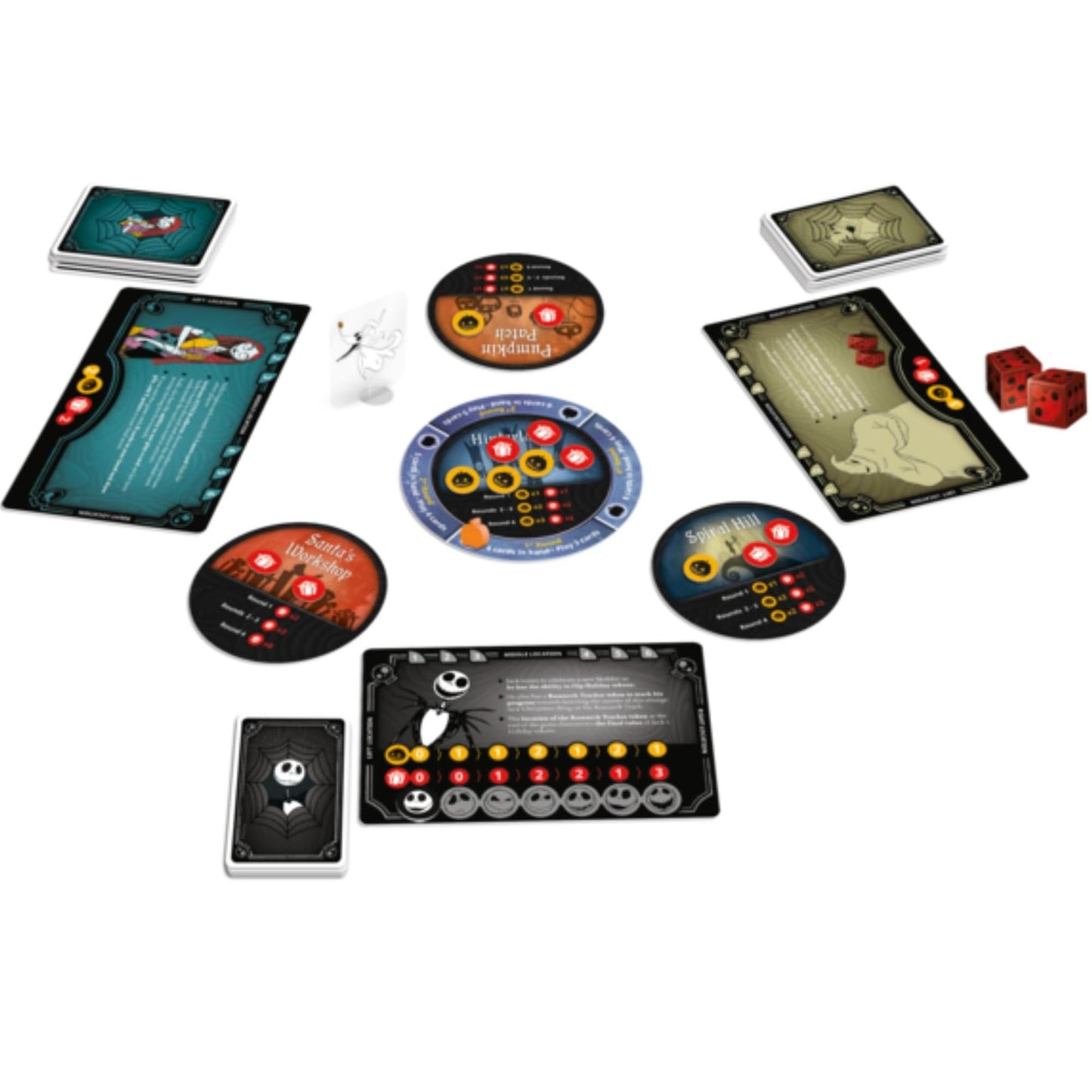 Tim Burton’s The Nightmare Before Christmas: Take Over the Holidays! MIXNBC01EN – TNBC Strategy Card Game for Families & Fans