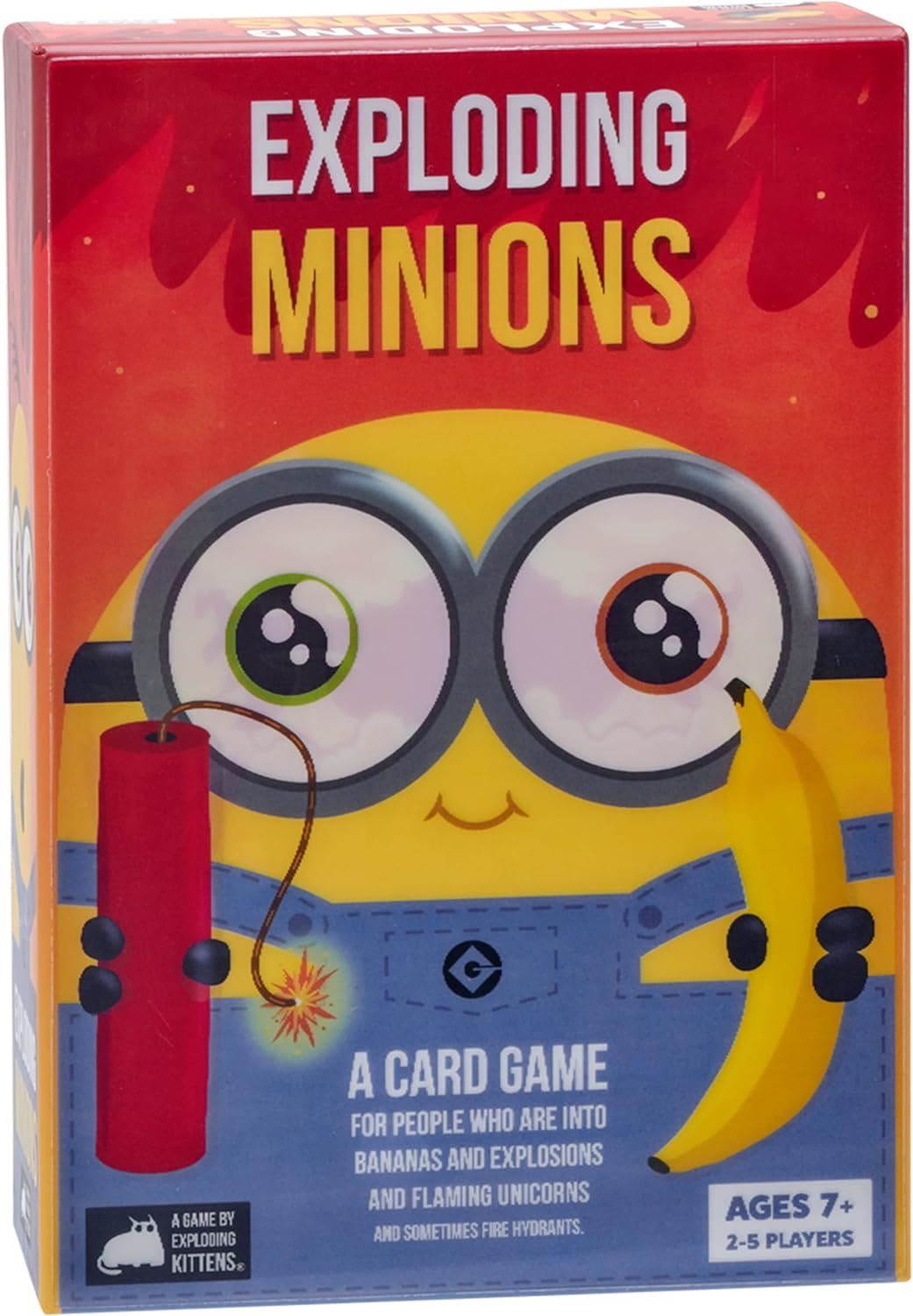 Exploding Minions Party Game by Exploding Kittens Ages 7+ 2-5 Players
