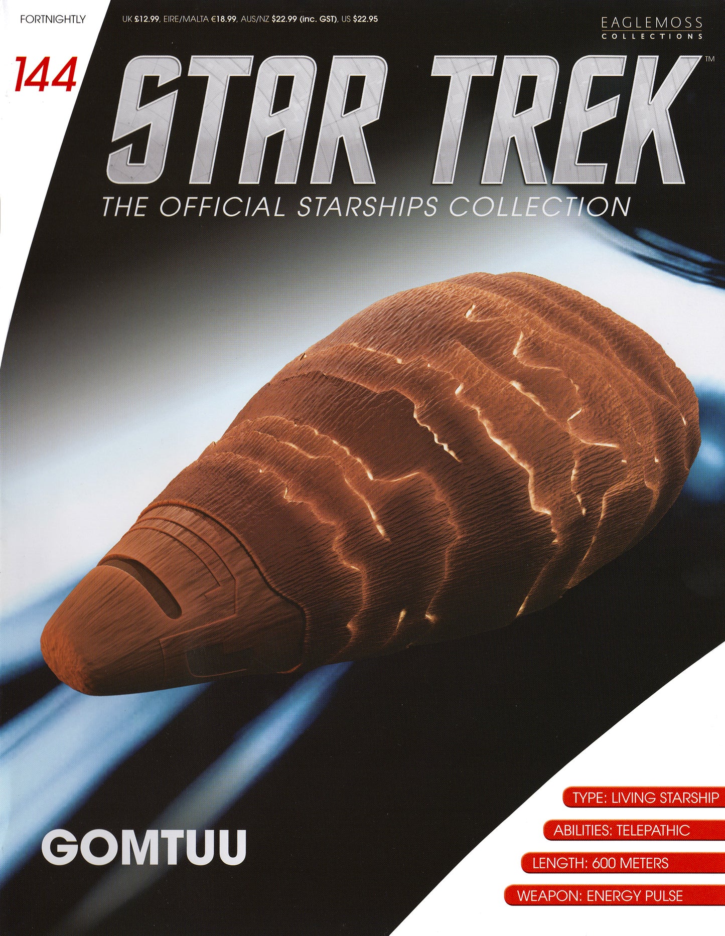 #144 Gomtuu / Tin Man Model Die Cast Ship Issue STDC144 (Eaglemoss / Star Trek)
