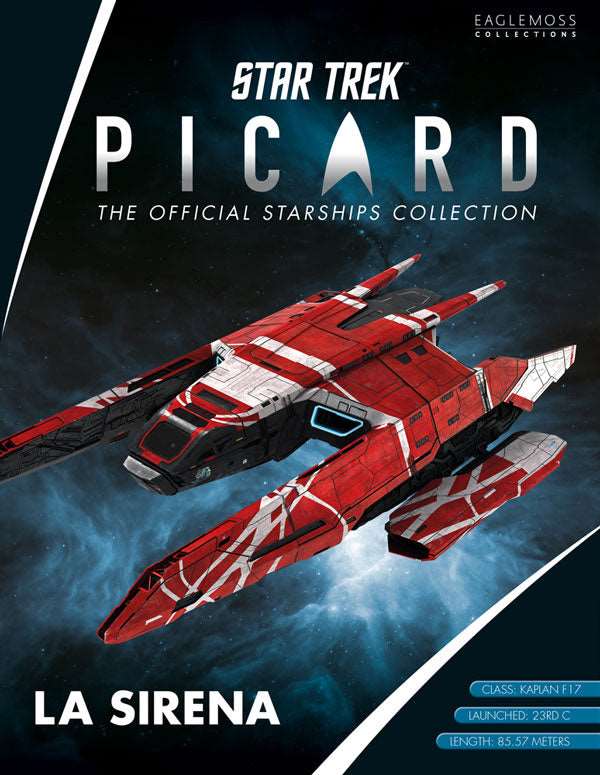 #01 La Sirena (Kaplan F17-class) FC Model Diecast Ship Picard Universe (Eaglemoss / Star Trek)