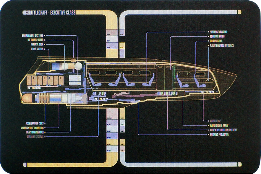 #05 Executive Shuttle NAR-25820 Model Die Cast Shuttlecraft Ship (Eaglemoss / Star Trek)