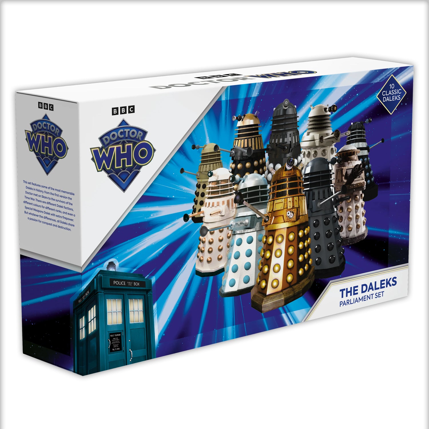 Doctor Who THE DALEKS PARLIAMENT SET - 10 Classic Dalek