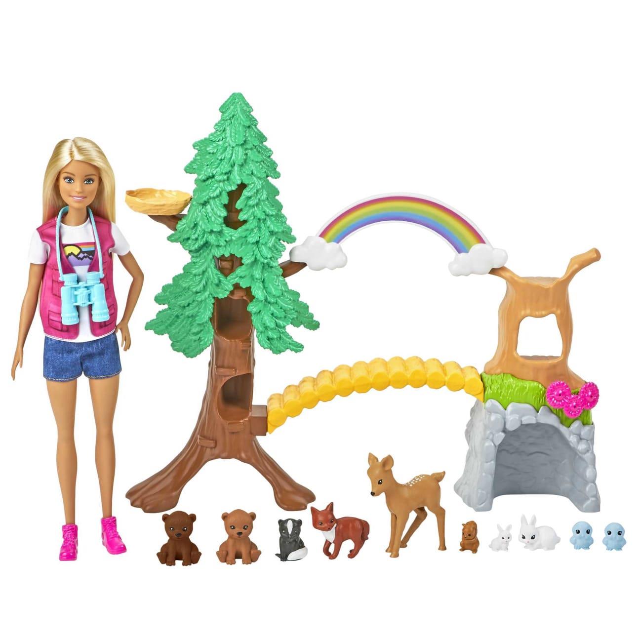 BARBIE GTN60 You Can Be Anything Wilderness Guide Interactive Playset Doll