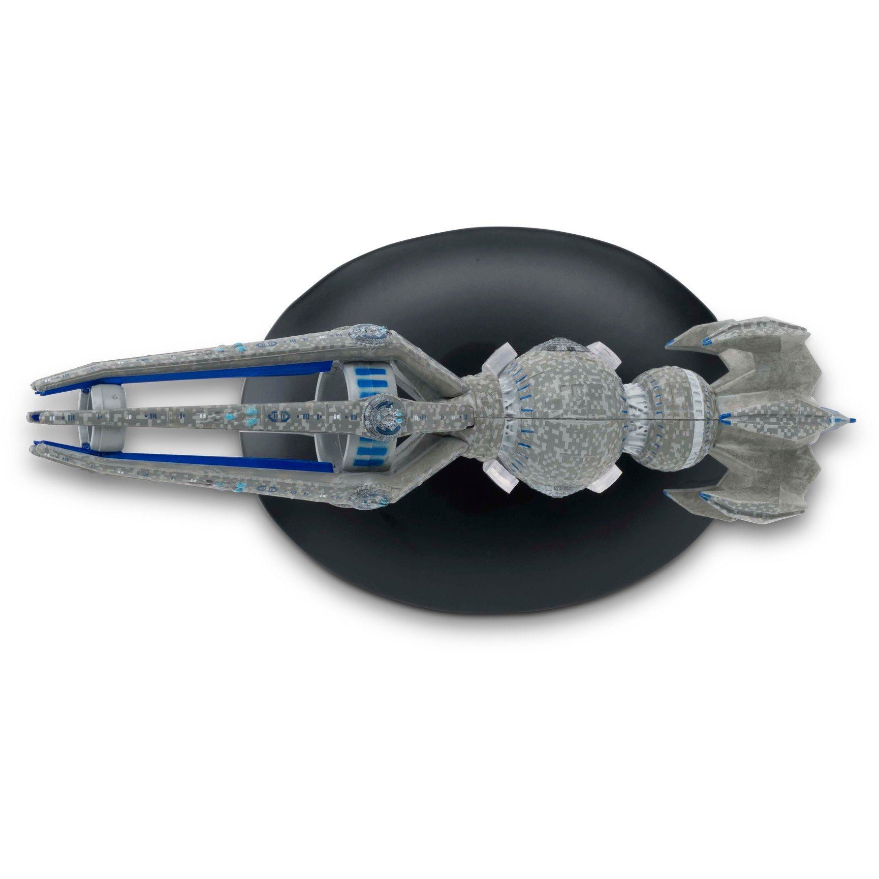 #22 Krenim Temporal Weapon Starship Model Die Cast Ship (Eaglemoss Star Trek)