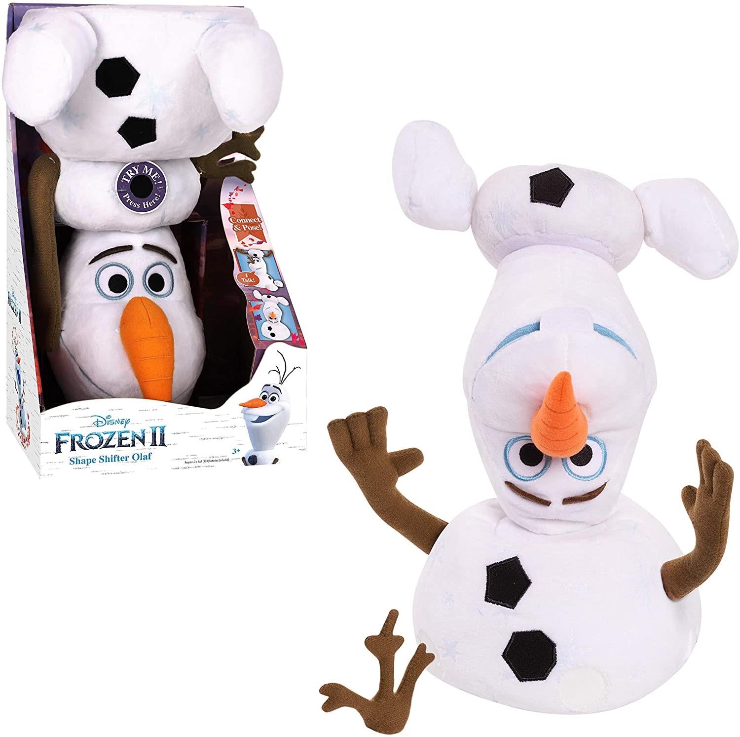 Disney Frozen 2 SHAPE SHIFTER OLAF Soft Toy Plush Interactive Talking