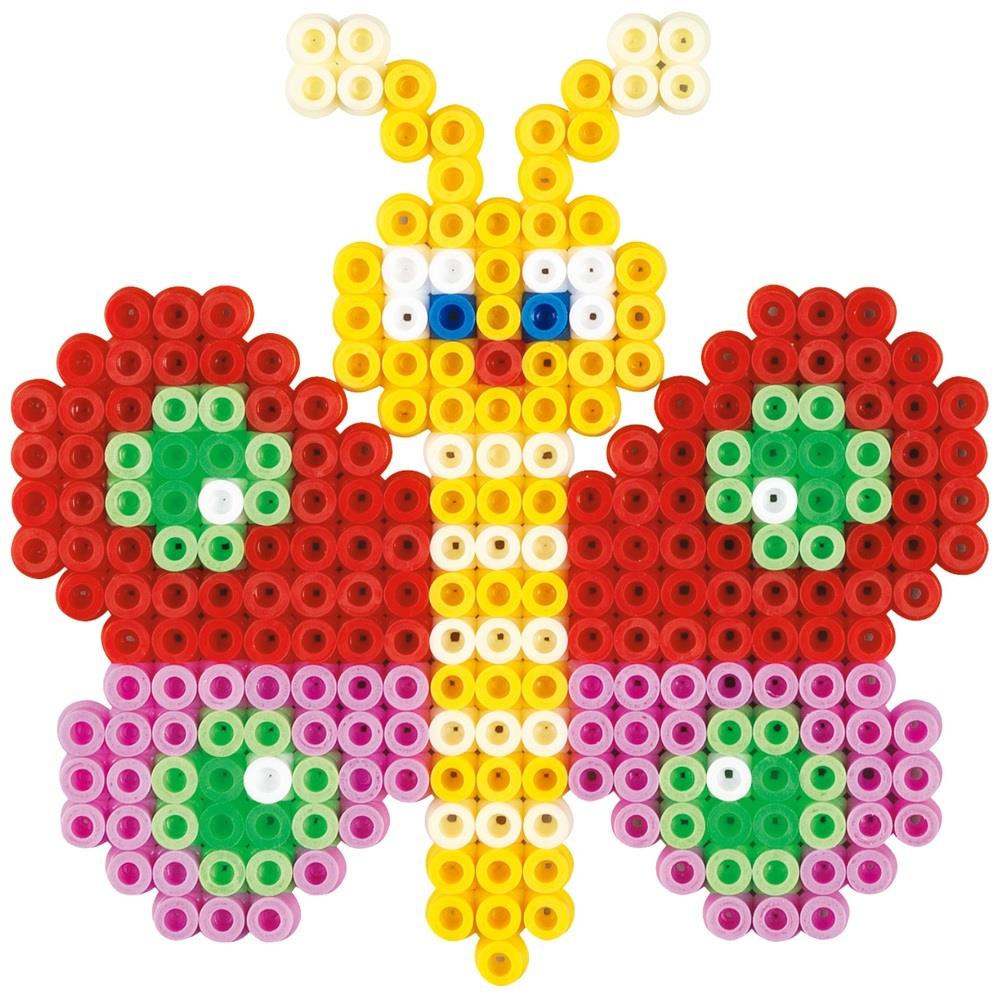 Hama Beads 10,000 Beads and 5 Pegboards Case Tub Refill Ironing Multicolour