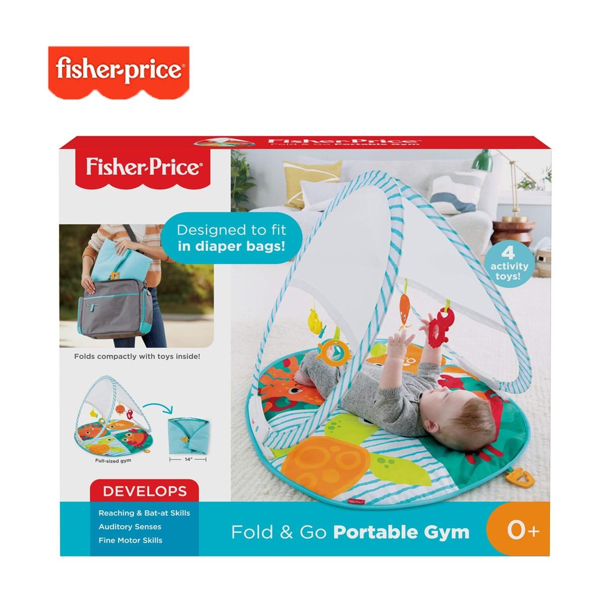 Fisher-Price Fold & Go Portable Gym Baby Play Mat