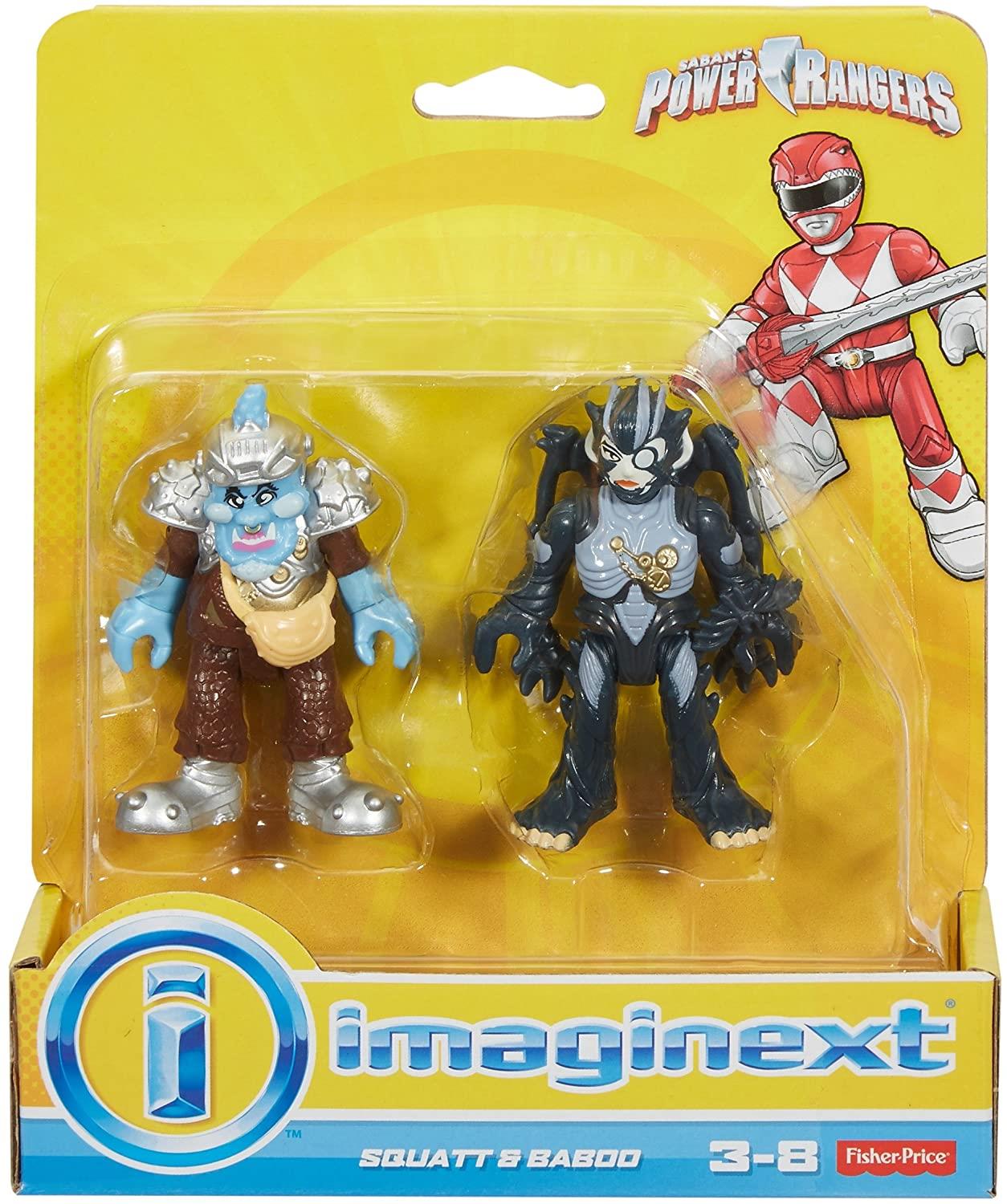 Squatt & Baboo DRV05 Power Rangers Imaginext Action Figure