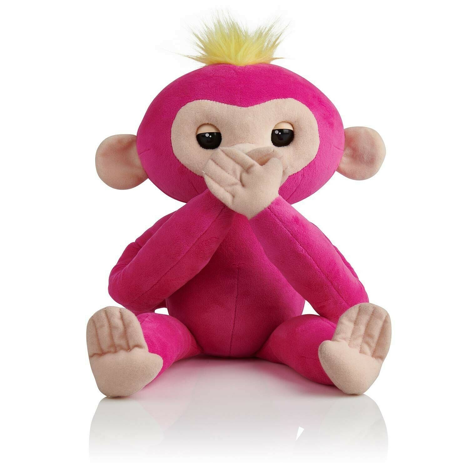 Fingerlings HUGS BELLA (Pink) Advanced Interactive Plush Baby Monkey Pet WowWee