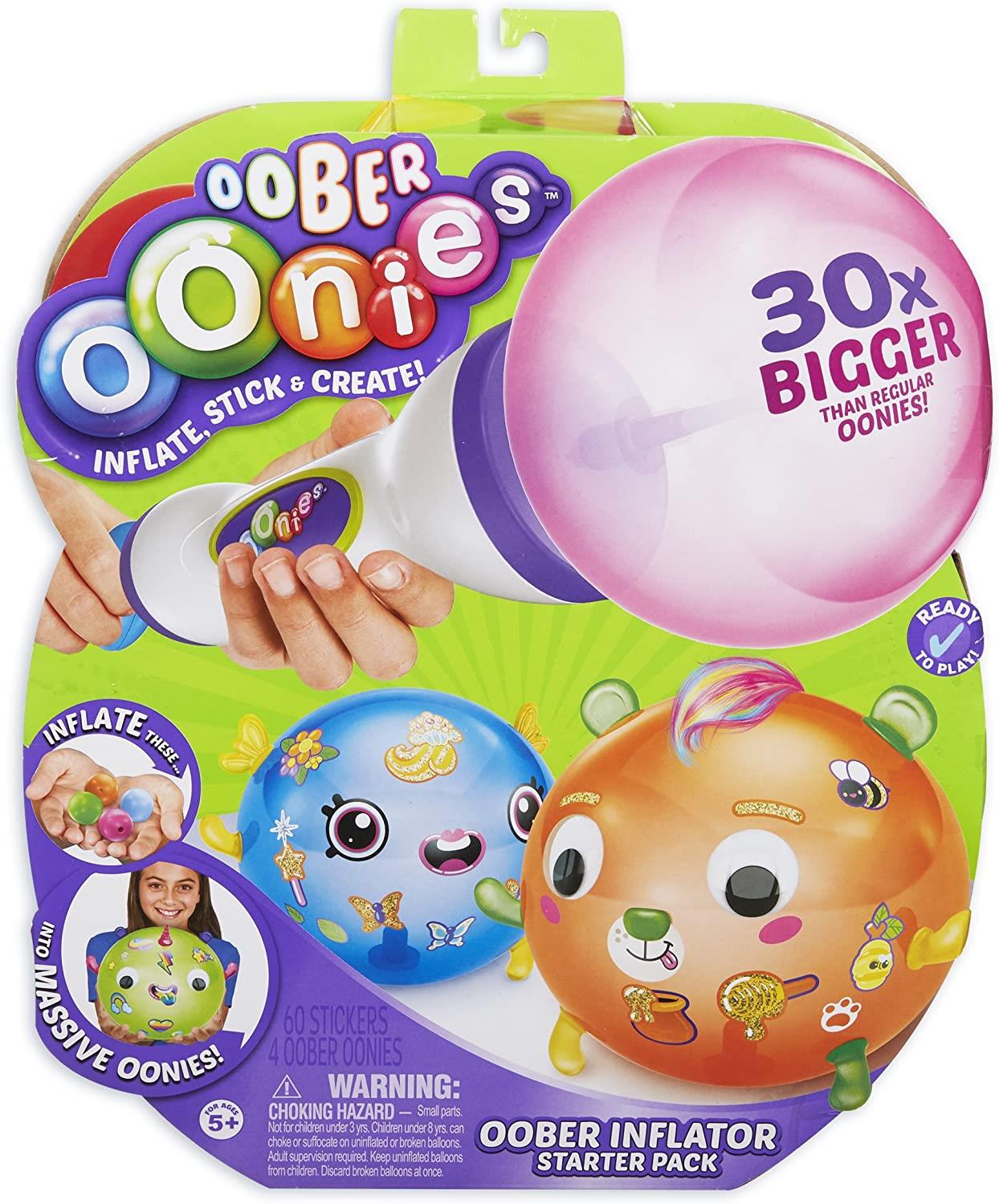 OOBER Inflator Starter Pack 19943 Oonies Squeezee Ball Balloon Kit