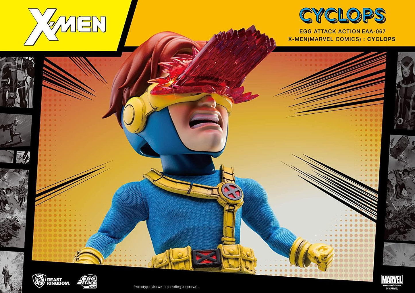 Beast Kingdom X-Men CYCLOPS Egg Attack Action Figure EAA-067