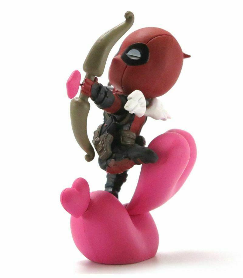 DEADPOOL [On Pony] Beast Kingdom Marvel Comics Mea-004 Cupid Mini Egg Attack Action Figure
