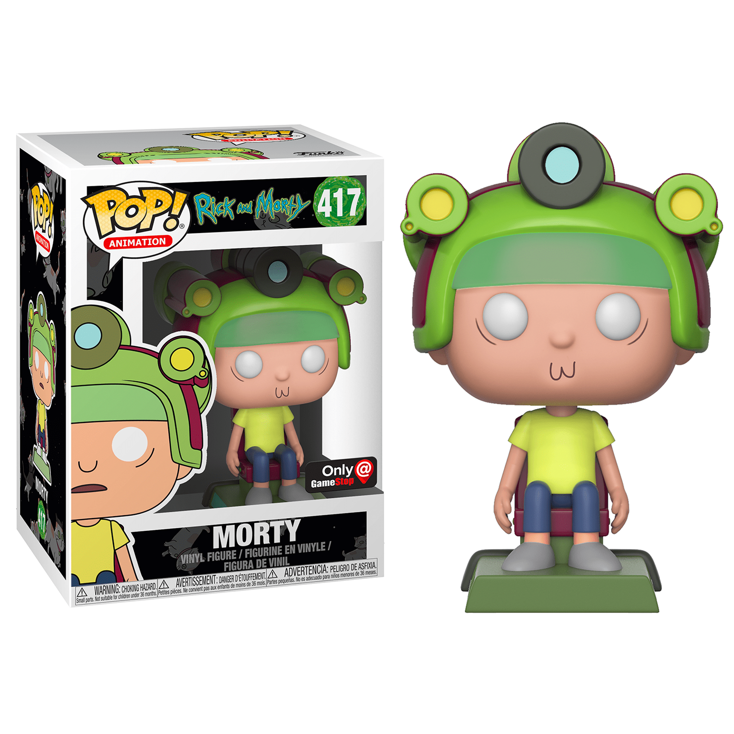 Funko RICK 416 & MORTY 417 POP! Rick and Morty: Blips and Chitz Vinyl Figures [SET]