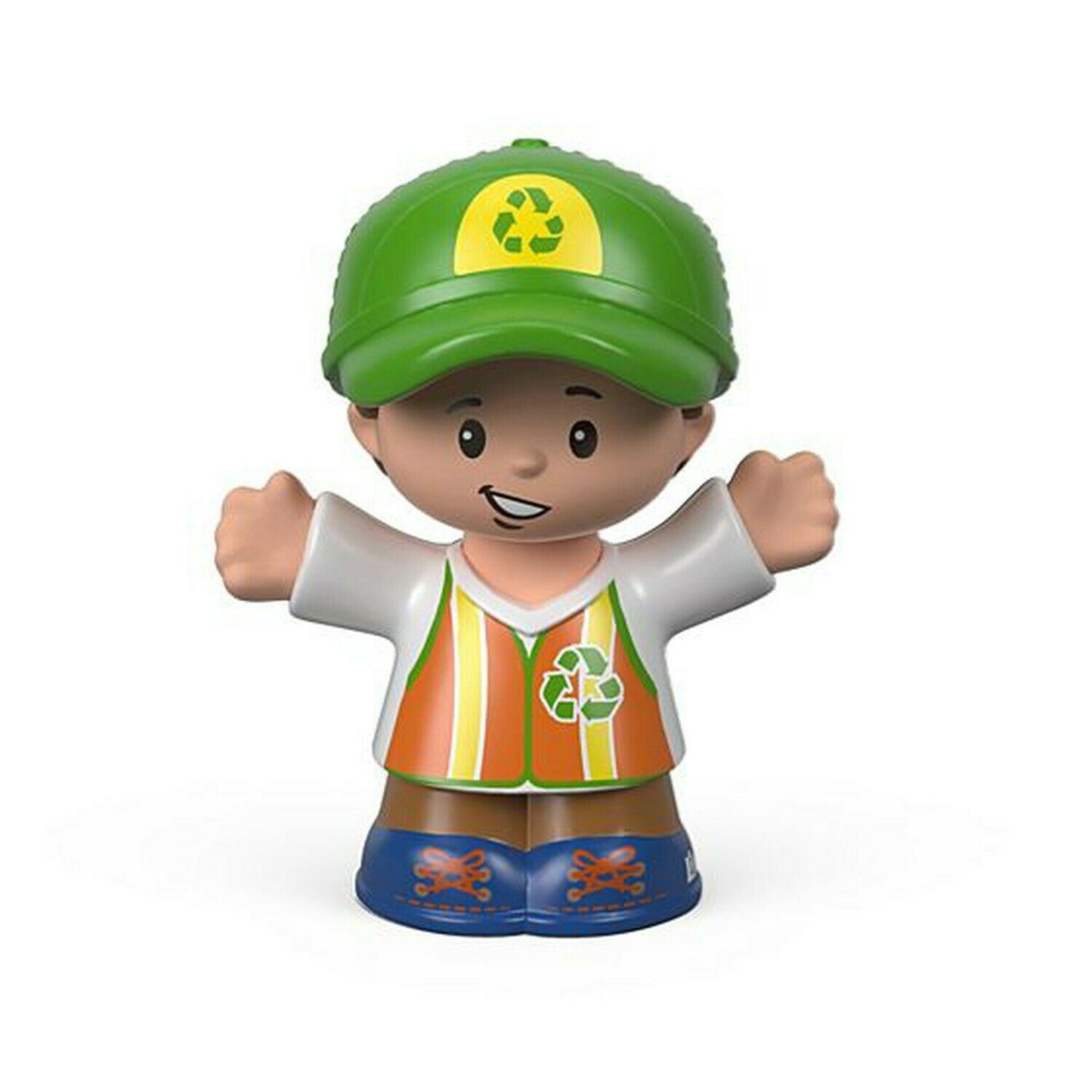 Fisher-Price Little People RECYCLING MAN WORKER Figure Pre-School Toy