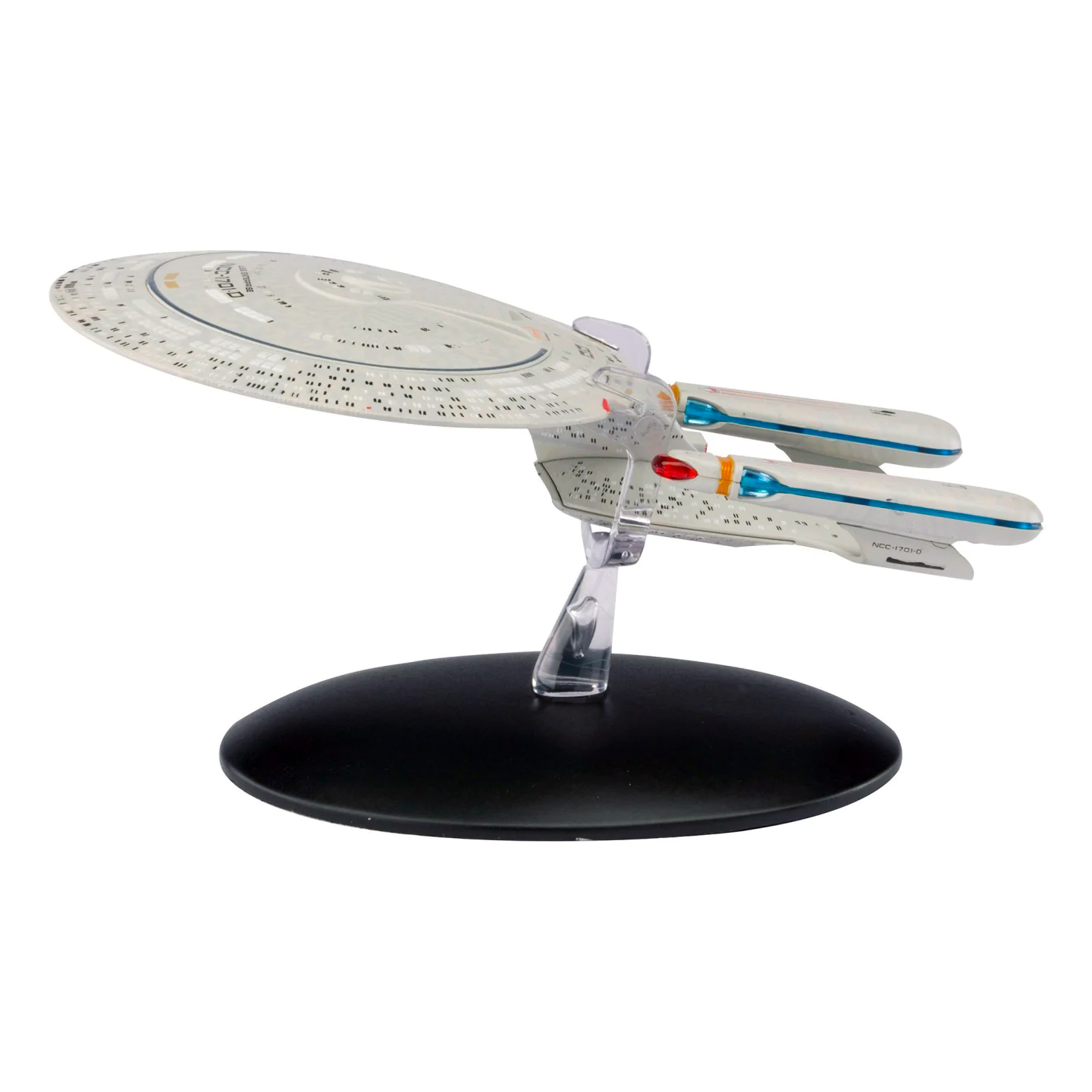 Eaglemoss Star Trek Next Generation USS ENTERPRISE NCC-1701-D Manuel et navire moulé sous pression