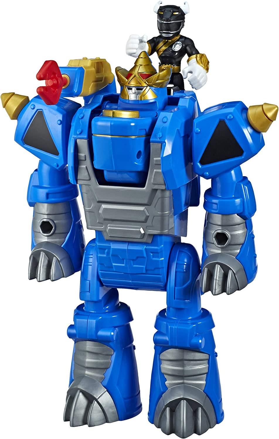 BLACK RANGER & RHINO ZORD Action Figure Playskool Power Rangers Morphin Zords