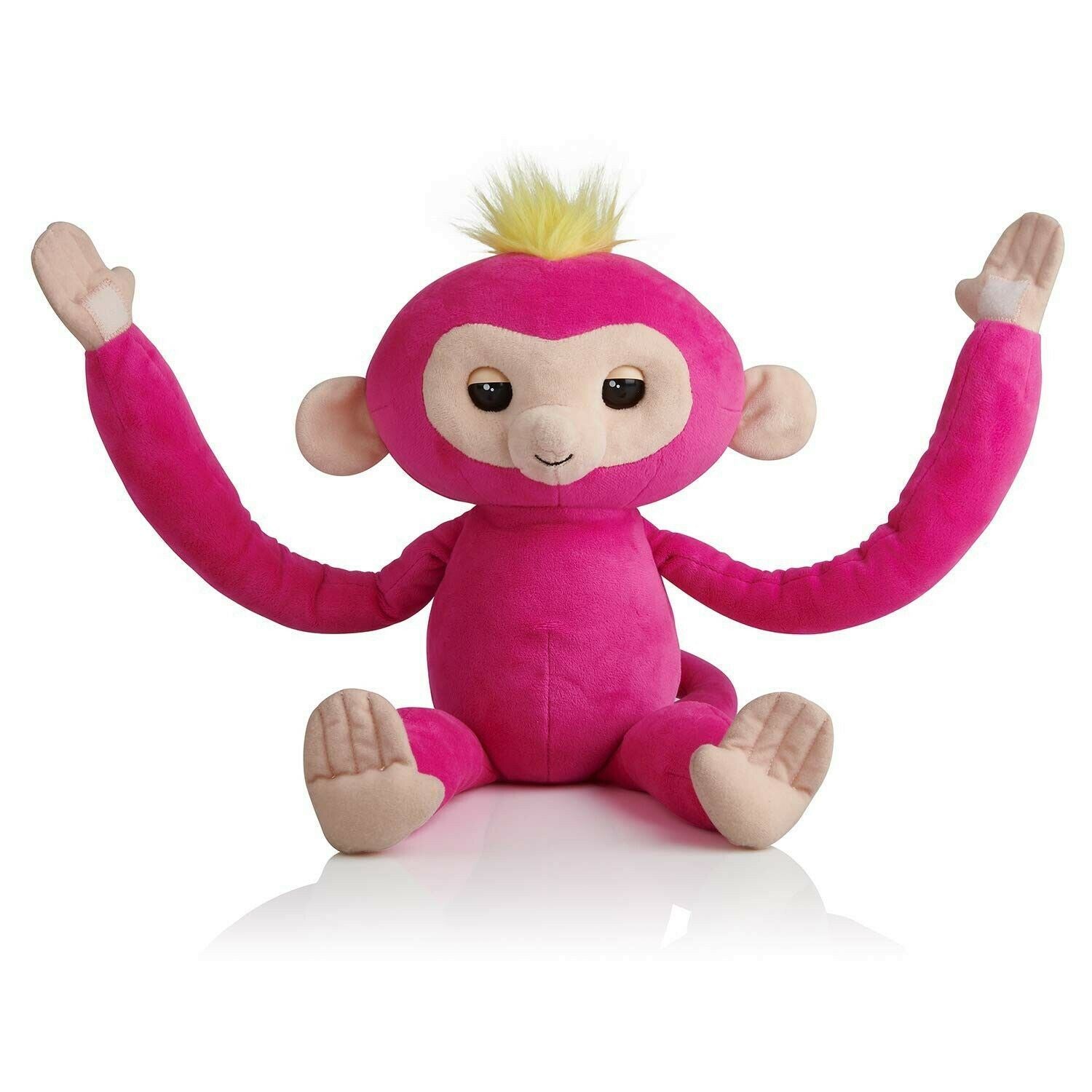 Fingerlings HUGS BELLA (Pink) Advanced Interactive Plush Baby Monkey Pet WowWee