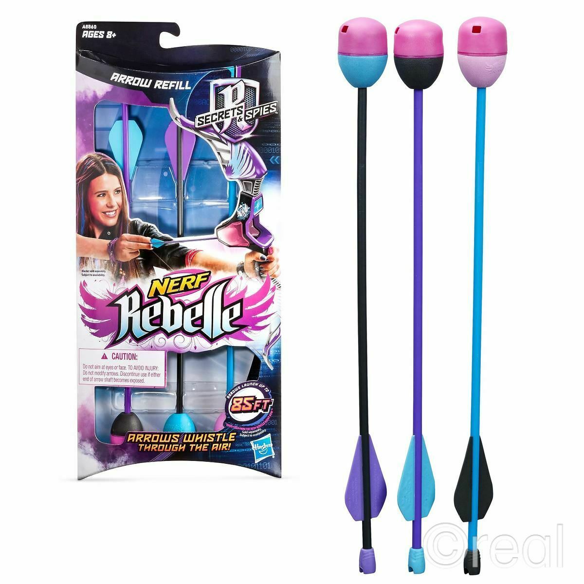 Nerf Rebelle Secrets & Spies Arrow Refill 3 Pack Whistling