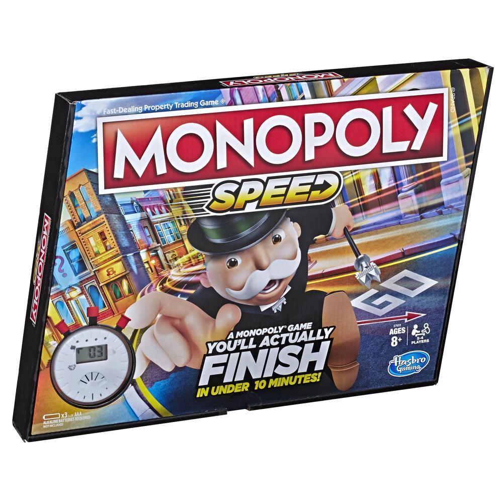 Hasbro Monopoly SPEED Family Board Game