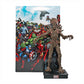 GROOT Résine Marvel Universe Figurine 3D Panini 6" Action Figure