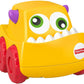Fisher-Price MINI MONSTER Vehicle #2 Yellow Toy Car Baby Vehicle Truck