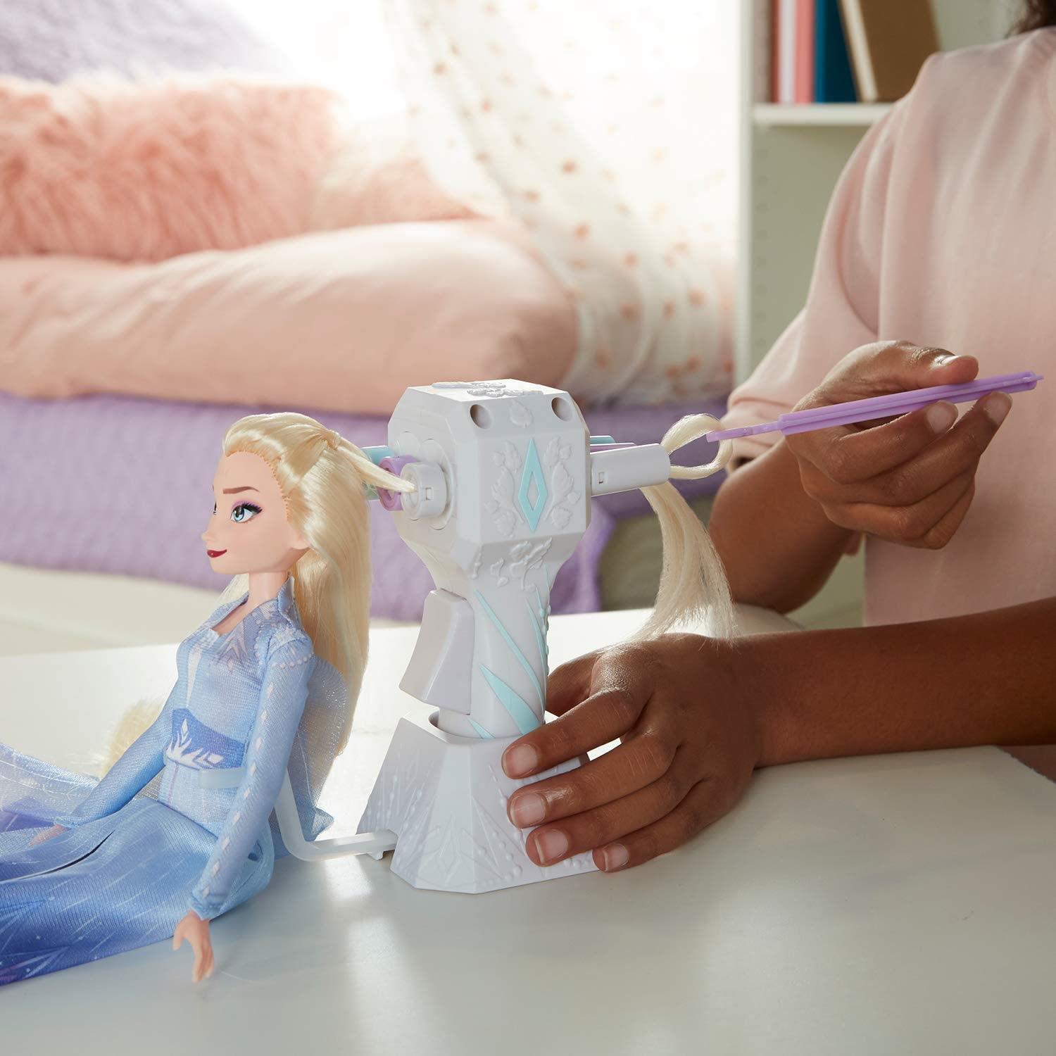 Disney Frozen 2 Sister Styles Elsa Fashion Doll With Extra Long Hair