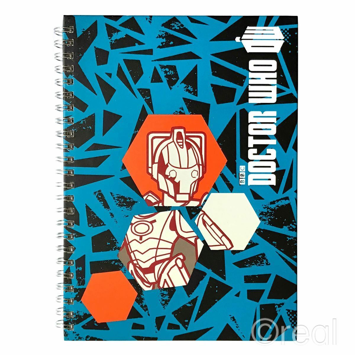 Doctor Who Worlds In Time Cyberman Notebook Note Pad School Book Official