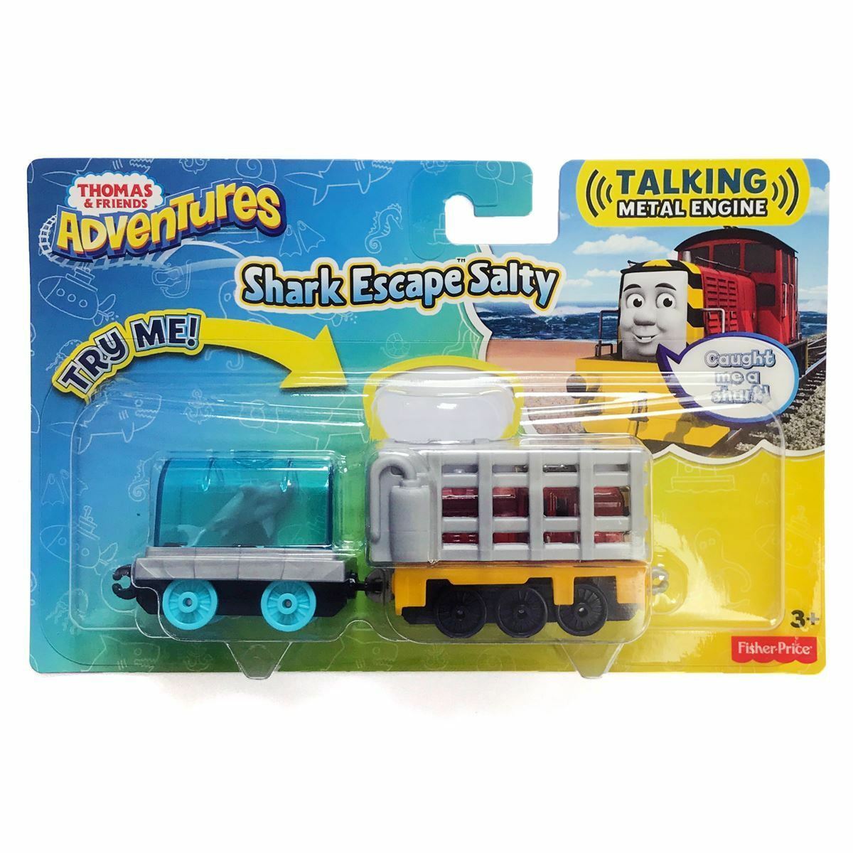 Thomas & Friends Adventures Shark Escape Salty Talking Engine Train Official