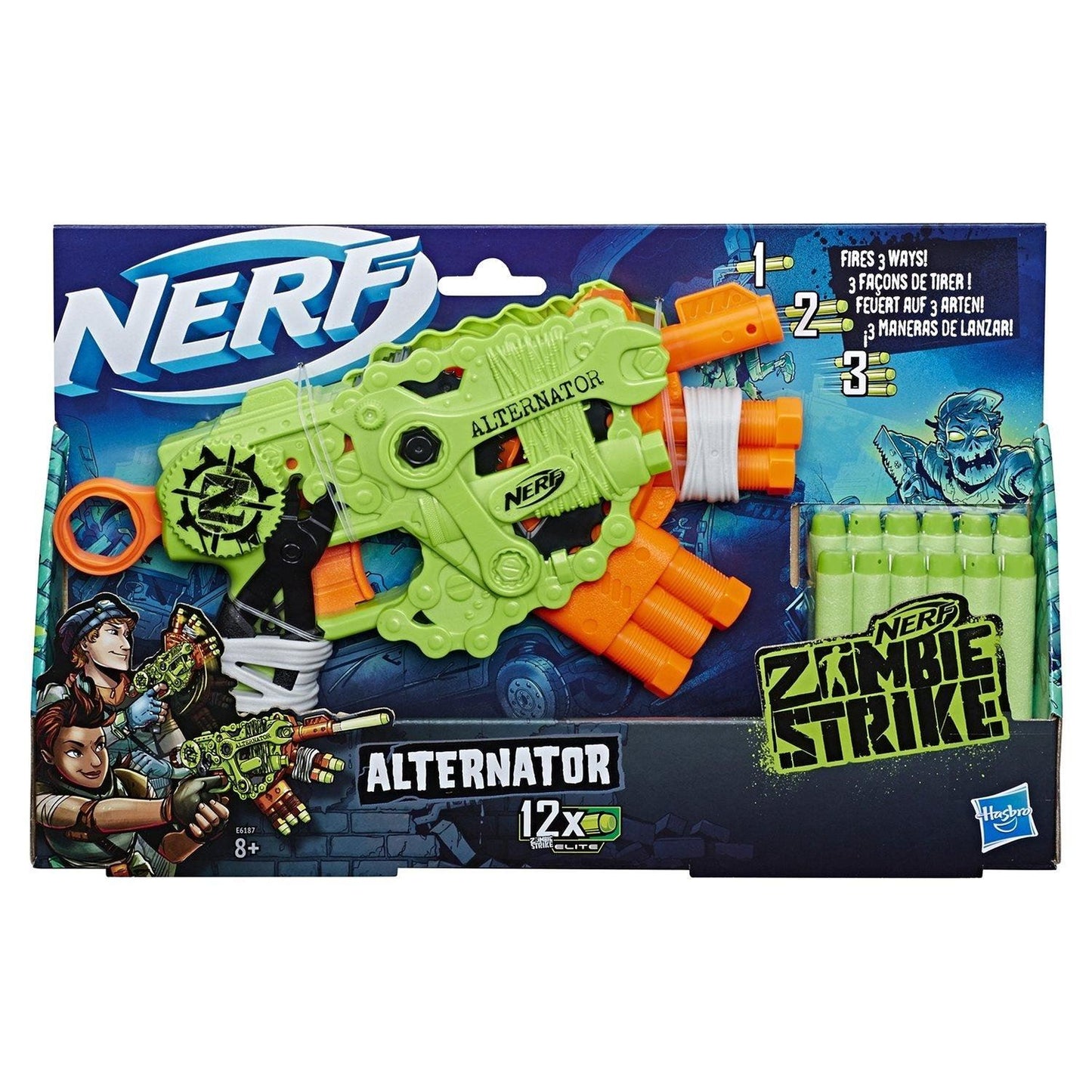 Alternator Dart Blaster E6187 NERF Zombie Strike