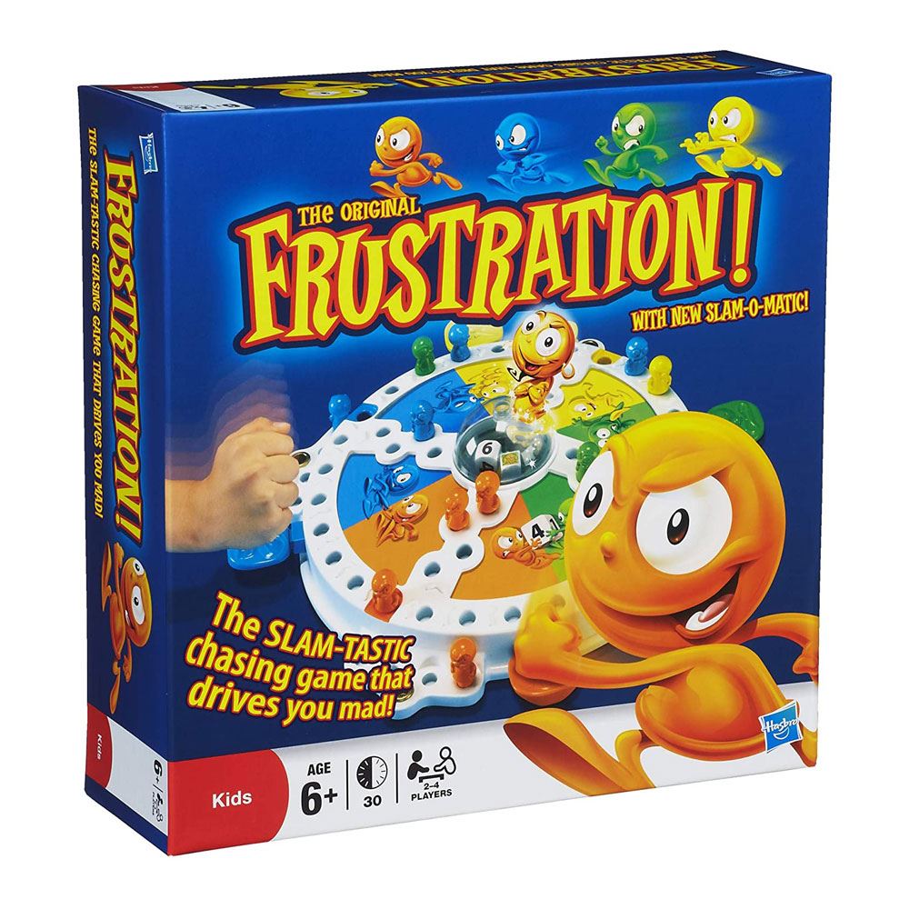 Frustration with Slam-O-Matic! Hasbro Classic Fun Family Board Game 14633
