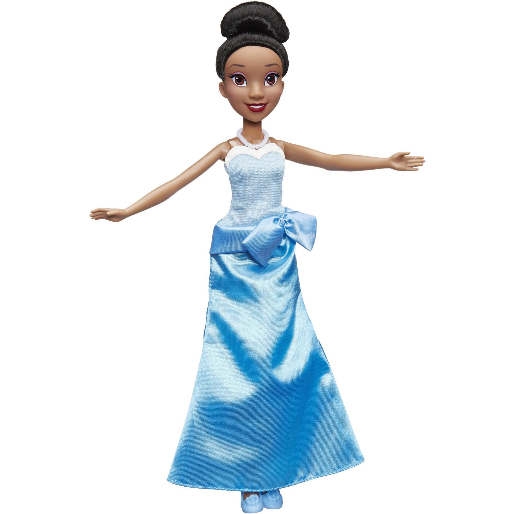 princess tiana blue dress Disney Princess Royal Shimmer TIANA Blue Dress 11" Doll