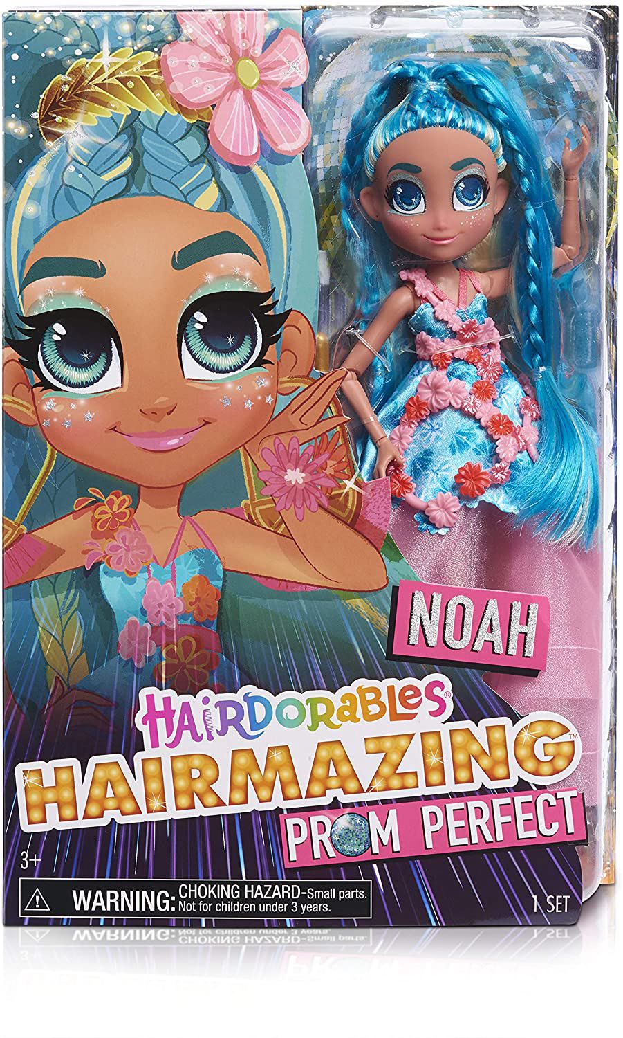 Noah Hairdorables Hairmazing Prom Perfect Fashion Doll and Accessories