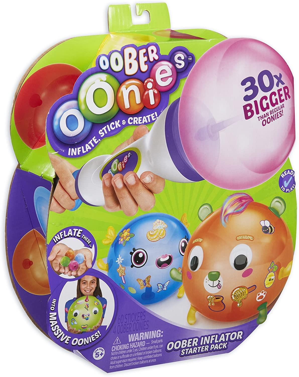 OOBER Inflator Starter Pack 19943 Oonies Squeezee Ball Balloon Kit