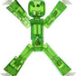 StikBot Single Posable Action Figure Toy: TRANSLUCENT GREEN (3")