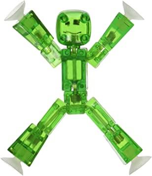 StikBot Single Posable Action Figure Toy: TRANSLUCENT GREEN (3")