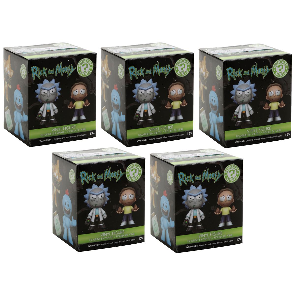 Funko RICK AND MORTY Mystery Minis (Series 1) Blind Box Vinyl Figures [5 Boxes]